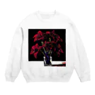 水草のサイケデリックなアマリリス Crew Neck Sweatshirt