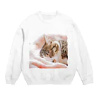 ワンニャンSHOPの可愛い仔猫❤️ Crew Neck Sweatshirt