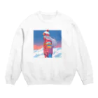 nijitotoの雪 Crew Neck Sweatshirt