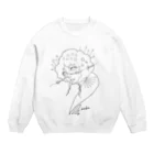 303companyの星を詠む人 Crew Neck Sweatshirt