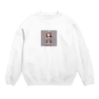 poteto_7のふんふんちゃんです|•'-'•)و✧ Crew Neck Sweatshirt