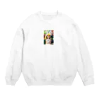 Tukushi のフランシー Crew Neck Sweatshirt