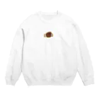 村人N🐟🍖の村人Nの骨付き肉 Crew Neck Sweatshirt