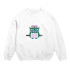 hqkxa/はっかのニンニンふくろう Crew Neck Sweatshirt