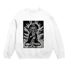 Skull sectionの太陽に祈り Crew Neck Sweatshirt