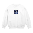 ZZRR12の月と共に輝く美女 Crew Neck Sweatshirt