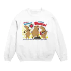 RockgenのCapyband カピバンド カピバラのバンド Crew Neck Sweatshirt