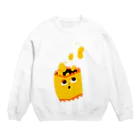 uni / おいしいチューリップのポテチ大爆発 Crew Neck Sweatshirt