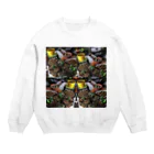 カン’sのグリーンアート Crew Neck Sweatshirt