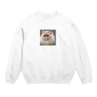 千裕アトリエ（いつもありがとう）のペルシャキャット（Persian Cat） Crew Neck Sweatshirt