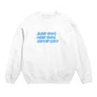 イヌを乾燥させるのかなしいぬ・おこりーぬ、あとネコ Crew Neck Sweatshirt