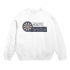 monotedcmのものてダーツ会ボードロゴ（黒） Crew Neck Sweatshirt