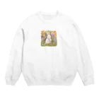 ZZRR12のウサギの遠足 Crew Neck Sweatshirt