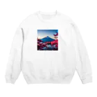 P.H.C（pink house candy）の富士山と紅葉、そして湖のグッズ Crew Neck Sweatshirt