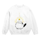 ぴよ手帖 | シマエナガ雑貨の星に願いをシマエナガ＠ぴよ手帖 | シマエナガ雑貨 Crew Neck Sweatshirt