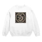 Ritz88の龍の紋章 Crew Neck Sweatshirt