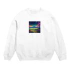 G7のショップのエーテルリーフ イルミネーションデスクライト Crew Neck Sweatshirt