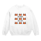 Mrs.Bean/ミセスビーンのNO KANI  NO LIFE Crew Neck Sweatshirt