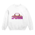 たんたんたぬの商店のアズキ大好きアズ活グッズ🫘 Crew Neck Sweatshirt