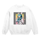 VOCALOID風な商品をのVOCALOID風なウサギ Crew Neck Sweatshirt