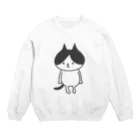 shoのハチワレキャット Crew Neck Sweatshirt