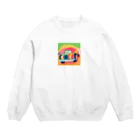 nekobu0323のポップな車 Crew Neck Sweatshirt