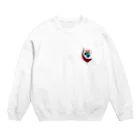 WINE 4 ALLの国旗とグラス：南アフリカ（衣類） Crew Neck Sweatshirt