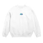 anemoneのあおいろいろ Crew Neck Sweatshirt