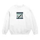 TigerSharkのイカ釣り Crew Neck Sweatshirt