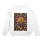 Skull sectionの月とドクロ Crew Neck Sweatshirt