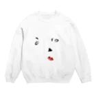 IHYLIの福笑い Crew Neck Sweatshirt