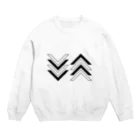 sennoaideaの高低 Crew Neck Sweatshirt