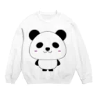 honobono-kongariのほのぼの動物シリーズ(パンダ) Crew Neck Sweatshirt