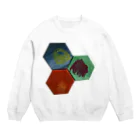 kokorozasuのぽっ Crew Neck Sweatshirt