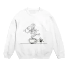 niko&PANDA shopのcoffeetime Crew Neck Sweatshirt