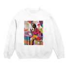 モダン・ミャウのモダン・ミャウ２ Crew Neck Sweatshirt