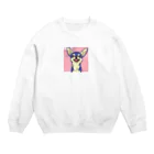 kuchibueyaのチワワ　 Crew Neck Sweatshirt