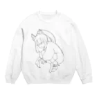 華月-かげつ-グッズ販売所の太陽系デスコー漂う華月-かげつ-シリーズー Crew Neck Sweatshirt