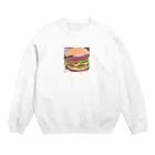 ブレイクスルーのバーガービック Crew Neck Sweatshirt