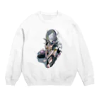 埃っぽいおみせの宇宙ちゃん Crew Neck Sweatshirt