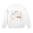 ＊momochy shop＊のちゃぷもちのクリスマス(ナチュラル) Crew Neck Sweatshirt