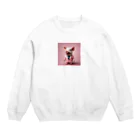 イケてる豚のイケてる𓃟⋆⋆ Crew Neck Sweatshirt