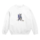 はなねこのサメPON Crew Neck Sweatshirt