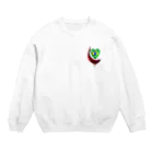 WINE 4 ALLの国旗とグラス：ブラジル（衣類） Crew Neck Sweatshirt