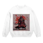 Zamurai【侍-samurai-】アートのZamurai【血気】 Crew Neck Sweatshirt