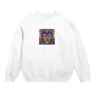 GOD GIRL123のマスクマン2 Crew Neck Sweatshirt