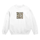 はしかみにんにくSHOby AYA HARUのにんにく花言葉 Crew Neck Sweatshirt