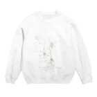 halfasleepの花束 Crew Neck Sweatshirt