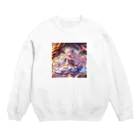 終わらない夢🌈の魔法を操る少女と守護龍✨シリーズ① Crew Neck Sweatshirt