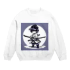 Zamurai【侍-samurai-】アートのZamurai【見習い】SD Crew Neck Sweatshirt